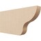 Ekena Millwork 2in. W x 8in. H x 16in. L Greensboro Woodgrain TimberThane Rafter Tail, Primed Tan RFTUR02X08X16GRNRCPR - alternate 1
